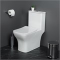 Унитаз-моноблок безободковый с сиденьем BelBagno NEON BB8617CPR-MN/SC BB8617CPR-MN/SC - фото 167293