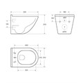Унитаз подвесной безободковый со смывом TORNADO BelBagno SENSO-TOR BB017CH-TOR BB017CH-TOR - фото 167366 Унитаз подвесной безободковый со смывом TORNADO BelBagno SENSO-TOR BB017CH-TOR BB017CH-TOR - фото 167366