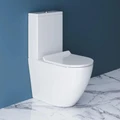 Унитаз-компакт безободковый BelBagno SFERA-R BB2141CPR+BB2141T 8370