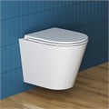 Унитаз подвесной безободковый с сиденьем BelBagno TRE BB8001CHR/SC BB8001CHR/SC - фото 167436