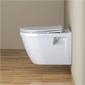 Унитаз подвесной безободковый c сиденьем BelBagno LOTO BB070CHR/SC BB070CHR/SC