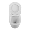 Унитаз безободковый подвесной с крышкой BelBagno FLAY-R BB053CHR/SC BB053CHR/SC