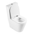 Унитаз-компакт безободковый с сиденьем BelBagno FLAY-R BB2149CPR/SC + BB2149T 7061