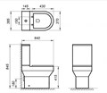 Унитаз-компакт безободковый BelBagno NORMA BB339CPR + BB339T 6344 - фото 167533 Унитаз-компакт безободковый BelBagno NORMA BB339CPR + BB339T 6344 - фото 167533