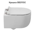 SOFT-TOR Чаша унитаза подвесного безободкового, смыв TORNADO, BB084CH-TOR BB084CH-TOR
