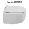 SOFT-TOR Чаша унитаза подвесного безободкового, смыв TORNADO, BB084CH-TOR BB084CH-TOR