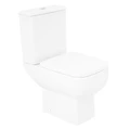 Унитаз-компакт безободковый с сиденьем BelBagno AURORA BB8604CPR/SC+BB8604T 8450