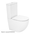 Унитаз-компакт безободковый Cezares STYLUS CZR-152-CPR+CZR-151-T 8465 - фото 167894 Унитаз-компакт безободковый Cezares STYLUS CZR-152-CPR+CZR-151-T 8465 - фото 167894