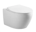 Унитаз подвесной безободковый в комплекте с сиденьем Art&Max ELEGANT AM9316CHR/SC AM9316CHR/SC