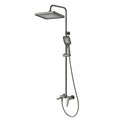Душевая стойка Cezares со смесителем и изливом LINER-CVD-GM LINER-CVD-GM - фото 168062