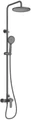 STYLUS-CD-NOP Душевая стойка со смесителем, черный матовый STYLUS-CD-NOP