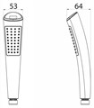 Ручной душ BelBagno BB-D1LED-CRM BB-D1LED-CRM - фото 168964 Ручной душ BelBagno BB-D1LED-CRM BB-D1LED-CRM - фото 168964
