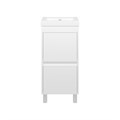 Алиса - 40 тумба 1 ящ. напольная белая эмаль + раковина УТ000011235
