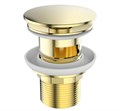 Донный клапан BelBagno с системой Клик-клак с переливом, золото BB-SAT-ORO BB-SAT-ORO - фото 169067 Донный клапан BelBagno с системой Клик-клак с переливом, золото BB-SAT-ORO BB-SAT-ORO - фото 169067
