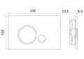 Комплект 2 в 1 Система инсталляции для унитазов BelBagno BB002-80  с кнопкой смыва BB014-SR-BIANCO BB002-80/BB014-SR-BIANCO