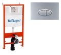 Система инсталляции для подвесных унитазов BelBagno BB026 с кнопкой смыва BB050CR.MAT BB026/BB050CR.MAT - фото 169370