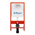Система инсталляции для подвесных унитазов BelBagno BB026 с кнопкой смыва BB050CR.MAT BB026/BB050CR.MAT