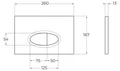 Кнопка смыва BelBagno BB051CR BB051CR