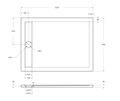 Акриловый поддон BelBagno TRAY-BB-DUE-AH-120/90-4-W0 TRAY-BB-DUE-AH-120/90-4-W0