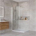Душевая перегородка BelBagno KRAFT-L-1-80-C-Cr KRAFT-L-1-80-C-Cr - фото 169618