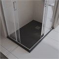 Поддон из искусственного мрамора Belbagno TRAY-MR-UNO-AH-120/90-35-NERO-CR TRAY-MR-UNO-AH-120/90-35-NERO-CR - фото 169631