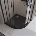 Поддон из искусственного мрамора Belbagno TRAY-MR-UNO-R-90-550-35-NERO-CR TRAY-MR-UNO-R-90-550-35-NERO-CR - фото 169670