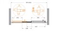 Душевая дверь CEZARES MOLVENO-BF-3-90-C-BORO-IV, 90х195, профиль брашированное золото, прозрачное стекло MOLVENO-BF-3-90-C-BORO-IV - фото 170340 Душевая дверь CEZARES MOLVENO-BF-3-90-C-BORO-IV, 90х195, профиль брашированное золото, прозрачное стекло MOLVENO-BF-3-90-C-BORO-IV - фото 170340