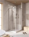 Душевой уголок Cezares RELAX-304-A-2-100-C-CR, 100х100х200, профиль хром, стекло прозрачное RELAX-304-A-2-100-C-CR - фото 170624