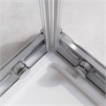 Душевой уголок Cezares RELAX-304-A-2-90-C-CR, 90х90х200, профиль хром, стекло прозрачное RELAX-304-A-2-90-C-CR - фото 170636 Душевой уголок Cezares RELAX-304-A-2-90-C-CR, 90х90х200, профиль хром, стекло прозрачное RELAX-304-A-2-90-C-CR - фото 170636