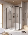 Душевой уголок Cezares RELAX-304-RH-2-120/90-C-GM, 120х90х200, профиль оружейная сталь, прозрачное стекло RELAX-304-RH-2-120/90-C-GM - фото 170662