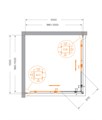 Душевой уголок Cezares RELAX-304-A-2-100-C-GM, 100х100х200, профиль оружейная сталь, прозрачное стекло RELAX-304-A-2-100-C-GM - фото 170698 Душевой уголок Cezares RELAX-304-A-2-100-C-GM, 100х100х200, профиль оружейная сталь, прозрачное стекло RELAX-304-A-2-100-C-GM - фото 170698