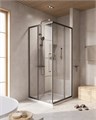 Душевой уголок Cezares RELAX-304-A-2-80-C-GM, 80х80х200, профиль оружейная сталь, прозрачное стекло RELAX-304-A-2-80-C-GM - фото 170699