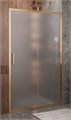Душевая дверь Cezares MOLVENO-BF-1-120-P-BORO, 120х195, профиль брашированное золото, стекло Punto матовое MOLVENO-BF-1-120-P-BORO