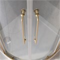 Душевой уголок Cezares RELAX-304-RH-2-120/90-C-BORO, 120х90х200, профиль брашированное золото, прозрачное стекло RELAX-304-RH-2-120/90-C-BORO