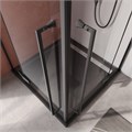 Душевой уголок Cezares LINER-A-2-90-C-NERO, 90х90х195, профиль черный матовый, стекло прозрачное LINER-A-2-90-C-NERO - фото 170931 Душевой уголок Cezares LINER-A-2-90-C-NERO, 90х90х195, профиль черный матовый, стекло прозрачное LINER-A-2-90-C-NERO - фото 170931