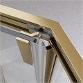 Душевой уголок Cezares RELAX-304-P-1-100-C-BORO, 100х100х200, профиль брашированное золото, прозрачное стекло RELAX-304-P-1-100-C-BORO - фото 171051 Душевой уголок Cezares RELAX-304-P-1-100-C-BORO, 100х100х200, профиль брашированное золото, прозрачное стекло RELAX-304-P-1-100-C-BORO - фото 171051