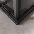 Душевой уголок Cezares LINER-A-1-90-C-NERO-R, 90х90х195, правосторонний, профиль черный матовый, стекло прозрачное LINER-A-1-90-C-NERO-R - фото 171294 Душевой уголок Cezares LINER-A-1-90-C-NERO-R, 90х90х195, правосторонний, профиль черный матовый, стекло прозрачное LINER-A-1-90-C-NERO-R - фото 171294