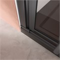 Душевая дверь Cezares LINER-B-12-90-C-NERO-L, 90х195, левосторонняя, профиль черный матовый, стекло прозрачное LINER-B-12-90-C-NERO-L - фото 171389 Душевая дверь Cezares LINER-B-12-90-C-NERO-L, 90х195, левосторонняя, профиль черный матовый, стекло прозрачное LINER-B-12-90-C-NERO-L - фото 171389