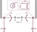Дверь в проём BelBagno UNO-B-2-110-CH-Cr UNO-B-2-110-CH-Cr - фото 171782 Дверь в проём BelBagno UNO-B-2-110-CH-Cr UNO-B-2-110-CH-Cr - фото 171782