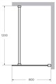 Душевая перегородка Cezares LIBERTA-L-1-80-120-BR-Cr LIBERTA-L-1-80-120-BR-Cr - фото 171913 Душевая перегородка Cezares LIBERTA-L-1-80-120-BR-Cr LIBERTA-L-1-80-120-BR-Cr - фото 171913