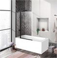 Шторка на ванну BelBagno UNO-V-11-100/150-C-NERO UNO-V-11-100/150-C-NERO