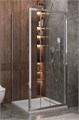 Душевой уголок Cezares MOLVENO-AHF-31-90/100-C-CR-IV, 90х100х195, профиль хром, стекло прозрачное MOLVENO-AHF-31-90/100-C-CR-IV - фото 172983