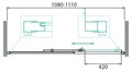 Дверь в проём BelBagno DUE-BF-1-110-C-Cr DUE-BF-1-110-C-Cr - фото 173148 Дверь в проём BelBagno DUE-BF-1-110-C-Cr DUE-BF-1-110-C-Cr - фото 173148