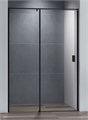 Душевая дверь Cezares URBAN-B-12-130-C-NERO, 130х195, профиль черный, стекло прозрачное URBAN-B-12-130-C-NERO - фото 173418