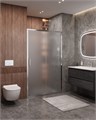 Душевая дверь Cezares MOLVENO-BF-1-150-P-Cr, 150х195, профиль хром, стекло Punto матовое MOLVENO-BF-1-150-P-Cr - фото 173435 Душевая дверь Cezares MOLVENO-BF-1-150-P-Cr, 150х195, профиль хром, стекло Punto матовое MOLVENO-BF-1-150-P-Cr - фото 173435