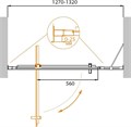 Дверь в проём Cezares MOLVENO-BA-11-100+30-C-Cr-IV, 130х195, профиль хром, стекло прозрачное MOLVENO-BA-11-100+30-C-Cr-IV - фото 173549 Дверь в проём Cezares MOLVENO-BA-11-100+30-C-Cr-IV, 130х195, профиль хром, стекло прозрачное MOLVENO-BA-11-100+30-C-Cr-IV - фото 173549