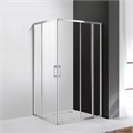 Душевой уголок Cezares MOLVENO-AH-21-90+30-C-Cr-IV, 120х90х195, профиль хром, стекло прозрачное MOLVENO-AH-21-90+30-C-Cr-IV