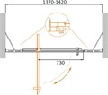 Дверь в проём Cezares MOLVENO-BA-12-100+40-C-Cr-IV, 140х195, профиль хром, стекло прозрачное MOLVENO-BA-12-100+40-C-Cr-IV - фото 173582 Дверь в проём Cezares MOLVENO-BA-12-100+40-C-Cr-IV, 140х195, профиль хром, стекло прозрачное MOLVENO-BA-12-100+40-C-Cr-IV - фото 173582