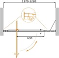 Дверь в проём Cezares MOLVENO-BA-11-90+30-C-Cr-IV, 120х195, профиль хром, стекло прозрачное MOLVENO-BA-11-90+30-C-Cr-IV - фото 173662 Дверь в проём Cezares MOLVENO-BA-11-90+30-C-Cr-IV, 120х195, профиль хром, стекло прозрачное MOLVENO-BA-11-90+30-C-Cr-IV - фото 173662