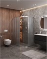 Душевой уголок Cezares MOLVENO-RH-2-130/100-P-Cr, 130х100х195, профиль хром, стекло Punto матовое MOLVENO-RH-2-130/100-P-Cr - фото 173874 Душевой уголок Cezares MOLVENO-RH-2-130/100-P-Cr, 130х100х195, профиль хром, стекло Punto матовое MOLVENO-RH-2-130/100-P-Cr - фото 173874
